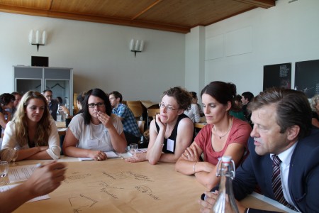 Jugendfreundliche Bergdörfer World Café an der Fachtagung