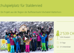 Crowdfunding pour une place de jeu à Staldenried Staldenried_Spielplatz