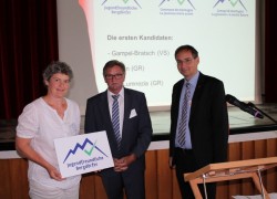 Vergabe des Labels an die Gemeinde Lumnezia