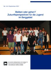 Tagungsband: Bleiben oder gehen? Titelbild Tagungsband Jugend