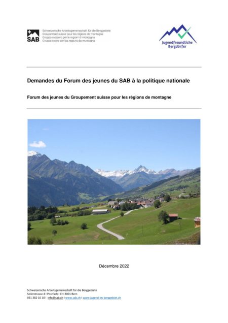 Titelblatt Anliegen Fr